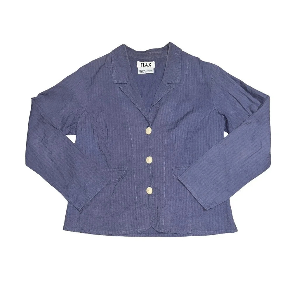 Flax Vintage Jewel Jacket Ink Blue 2007